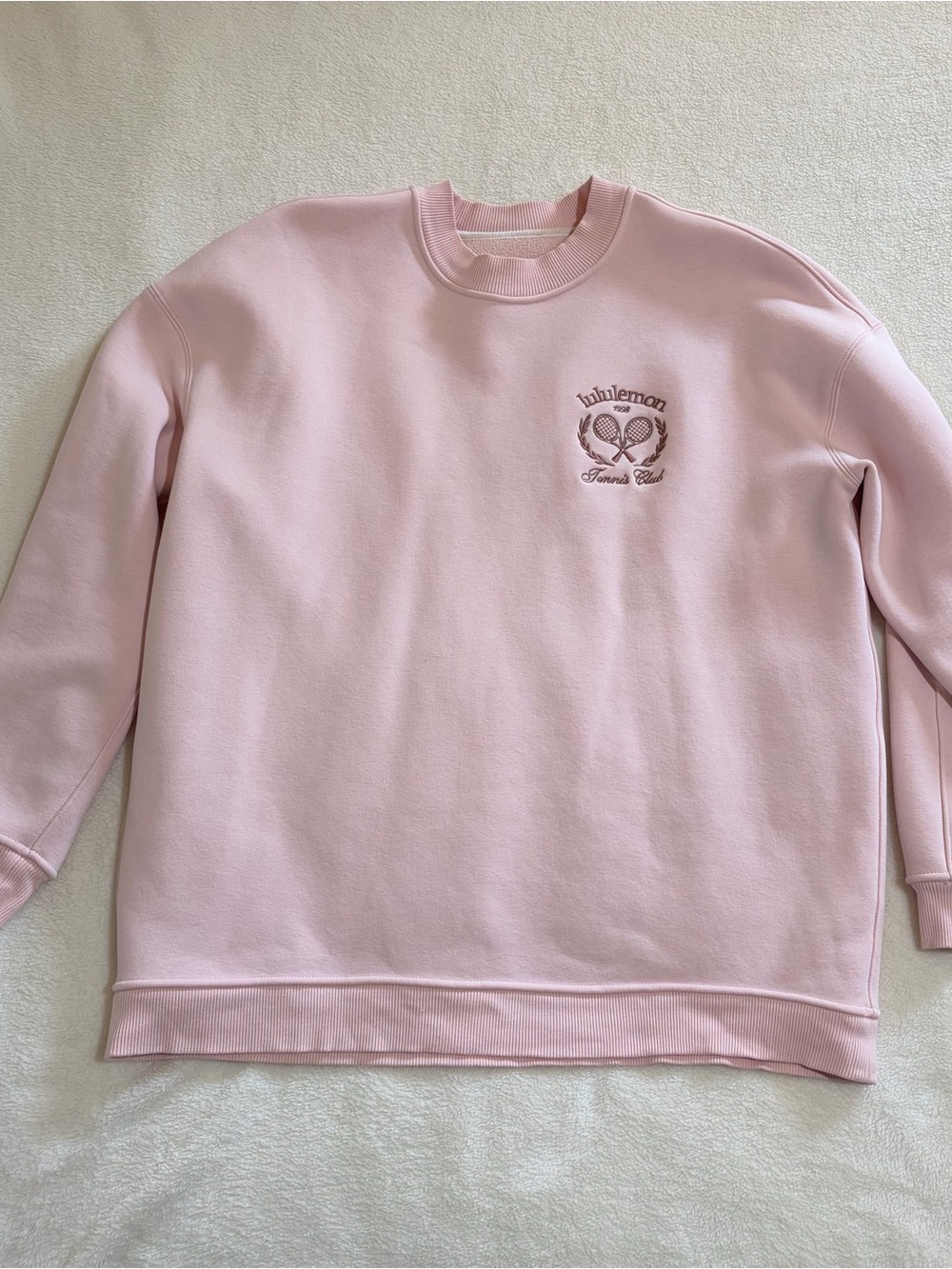 Lululemon Heavyweight Fleece Pullover *Tennis Club - Picture 3 of 6